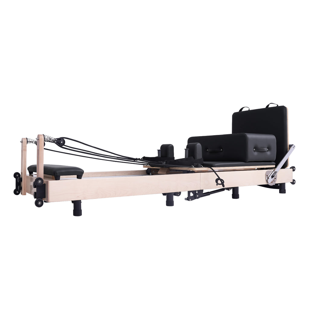 Maple Foldable Pilates Reformer——Hydraulic folding system