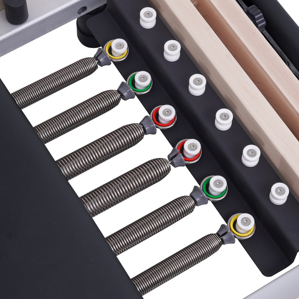 Maple Foldable Pilates Reformer——Hydraulic folding system