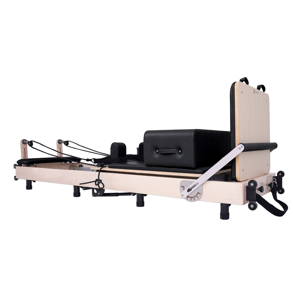 Maple Foldable Pilates Reformer——Hydraulic folding system