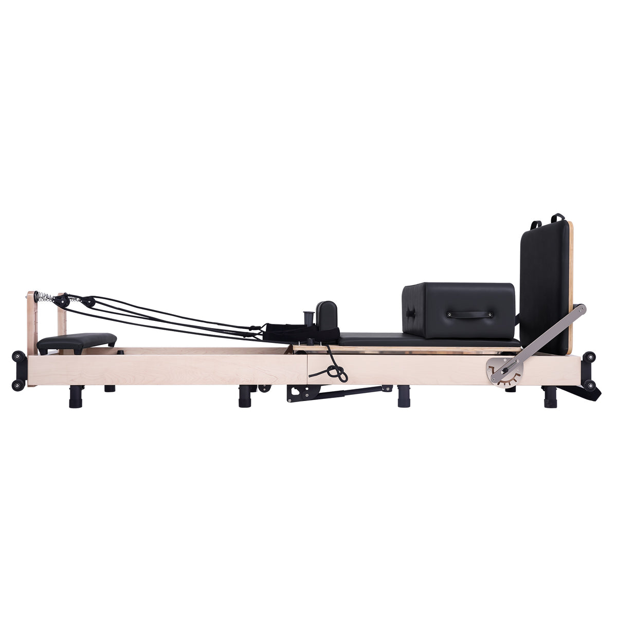 Maple Foldable Pilates Reformer——Hydraulic folding system